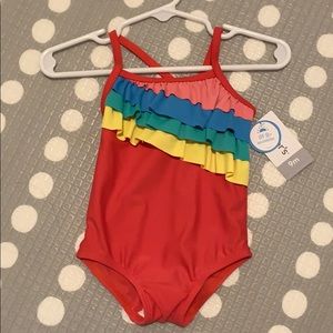 NWT ruffle swim suit